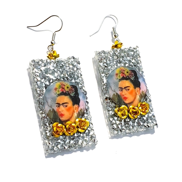 Frida Kahlo Jewelry - 💛❤ Frida Kahlo handcrafted earrings